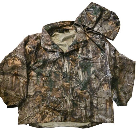 Frogg Toggs XXL Lightweight Jacket Realtree Camo Goro Core Hunting Outdoors - Picture 1 of 7